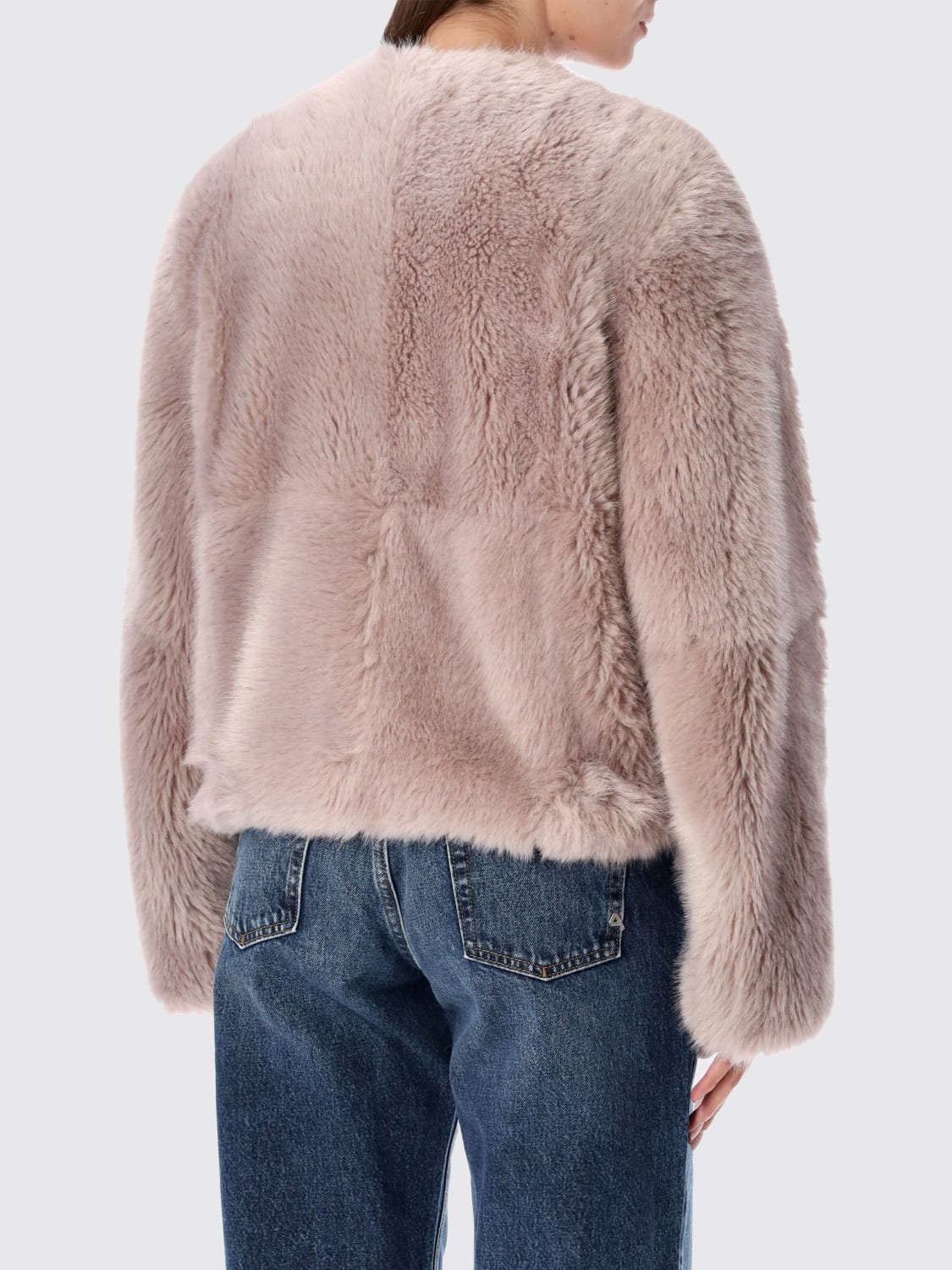 STAND STUDIO FOURRURE: Veste femme Stand Studio, Rose - Img 2