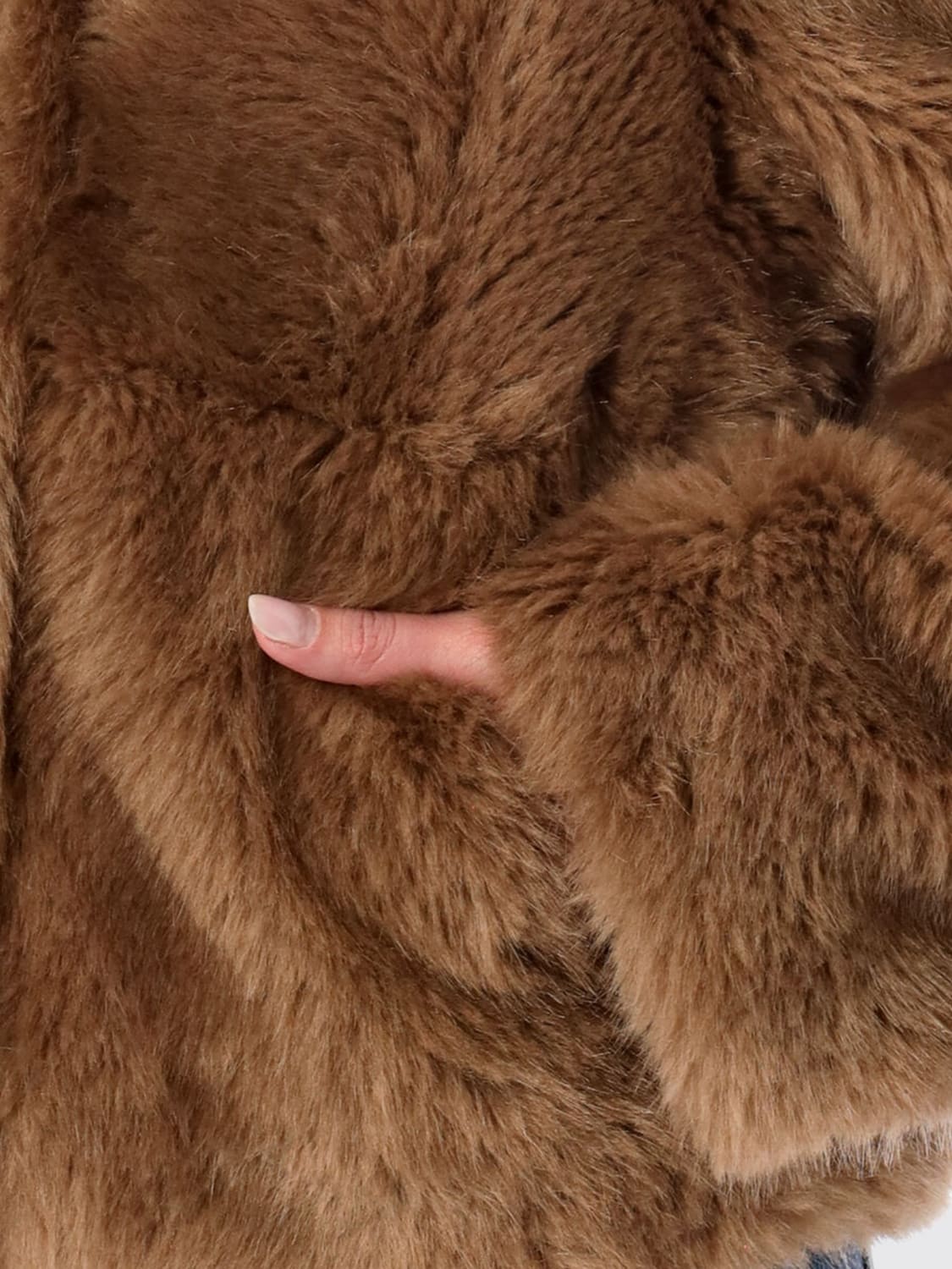 STAND STUDIO ABRIGO DE PIEL: Chaqueta mujer Stand Studio, Marrón - Img 3