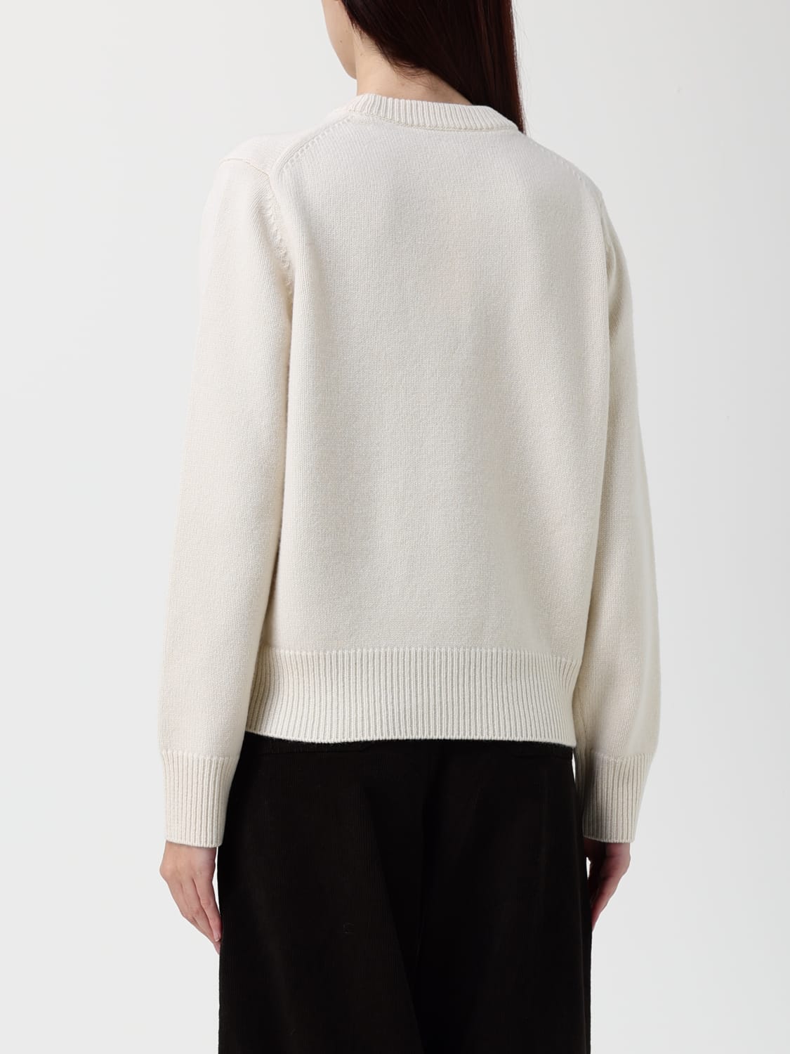 MAISON KITSUNÉ PULL: Pull femme Maison KitsunÉ, Écru - Img 2