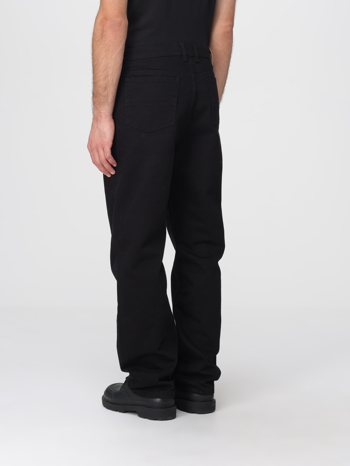 MAISON KITSUNÉ JEANS: Jeans men Maison KitsunÉ, Black - Img 2