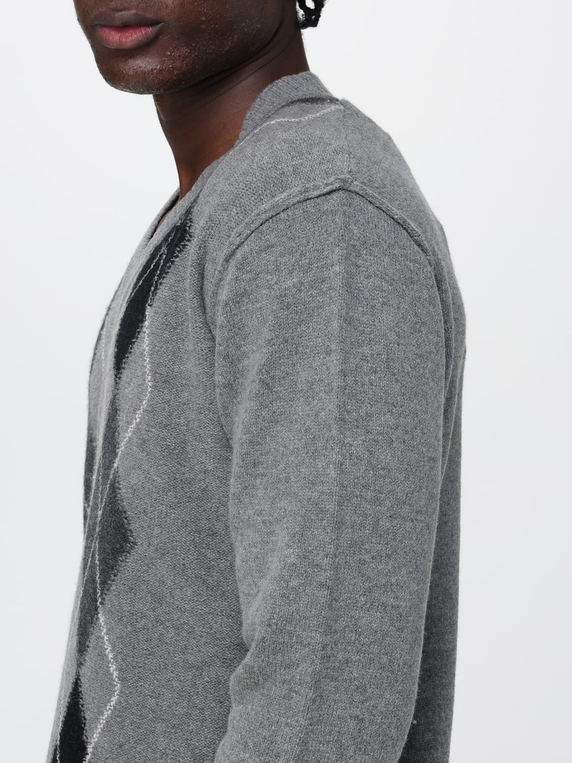 PAOLO PECORA SWEATER: Sweater men Paolo Pecora, Multicolor - Img 3