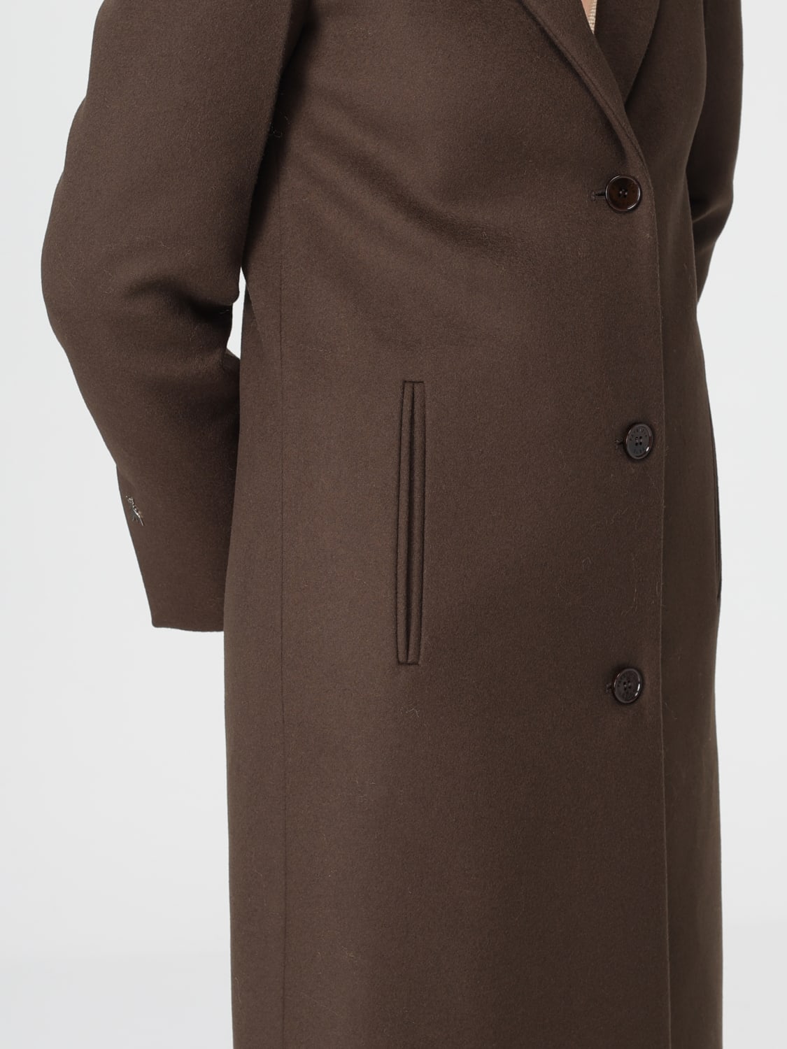 PATRIZIA PEPE 大衣: 大衣 女士 Patrizia Pepe, 可可色 - Img 4