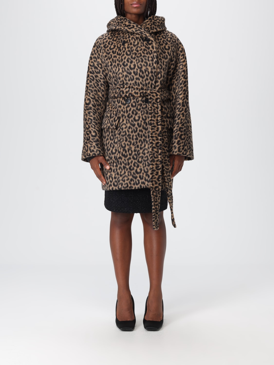 TAGLIATORE COAT: Coat woman Tagliatore, Brown - Img 1