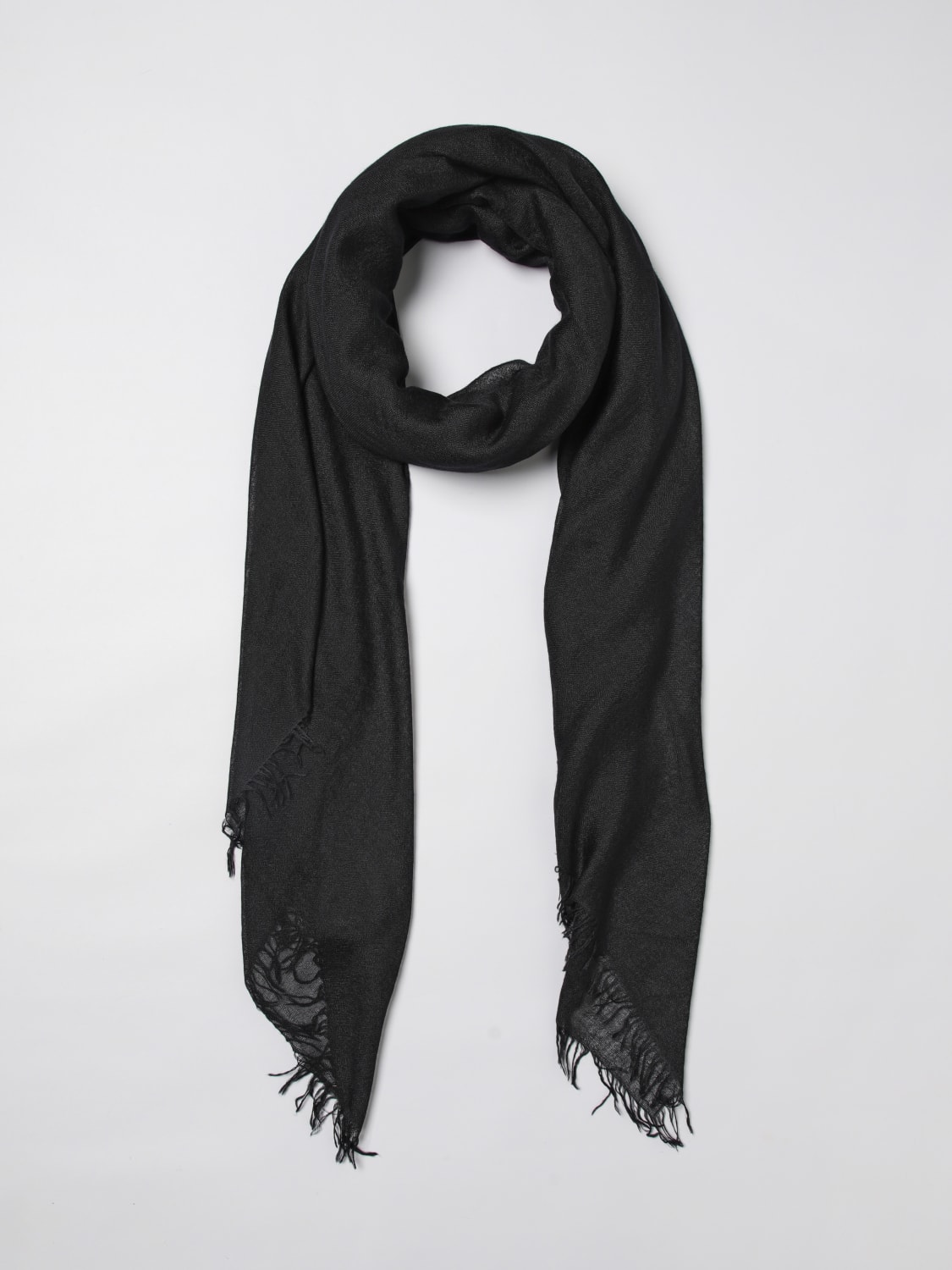 FALIERO SARTI SCARF: Scarf woman Faliero Sarti, Black - Img 2