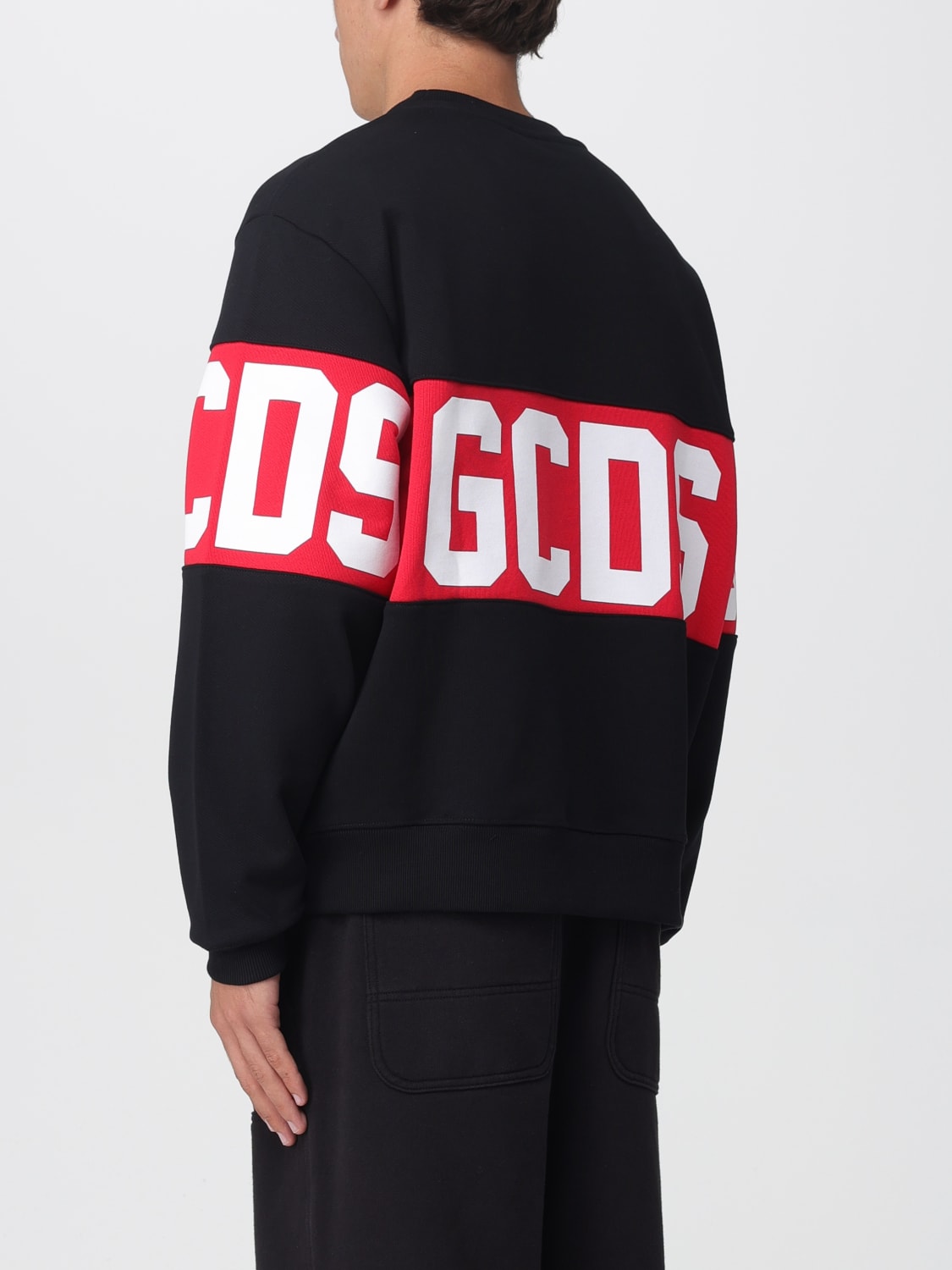 GCDS SWEATSHIRT: Pullover herren GCDS, Schwarz - Img 2