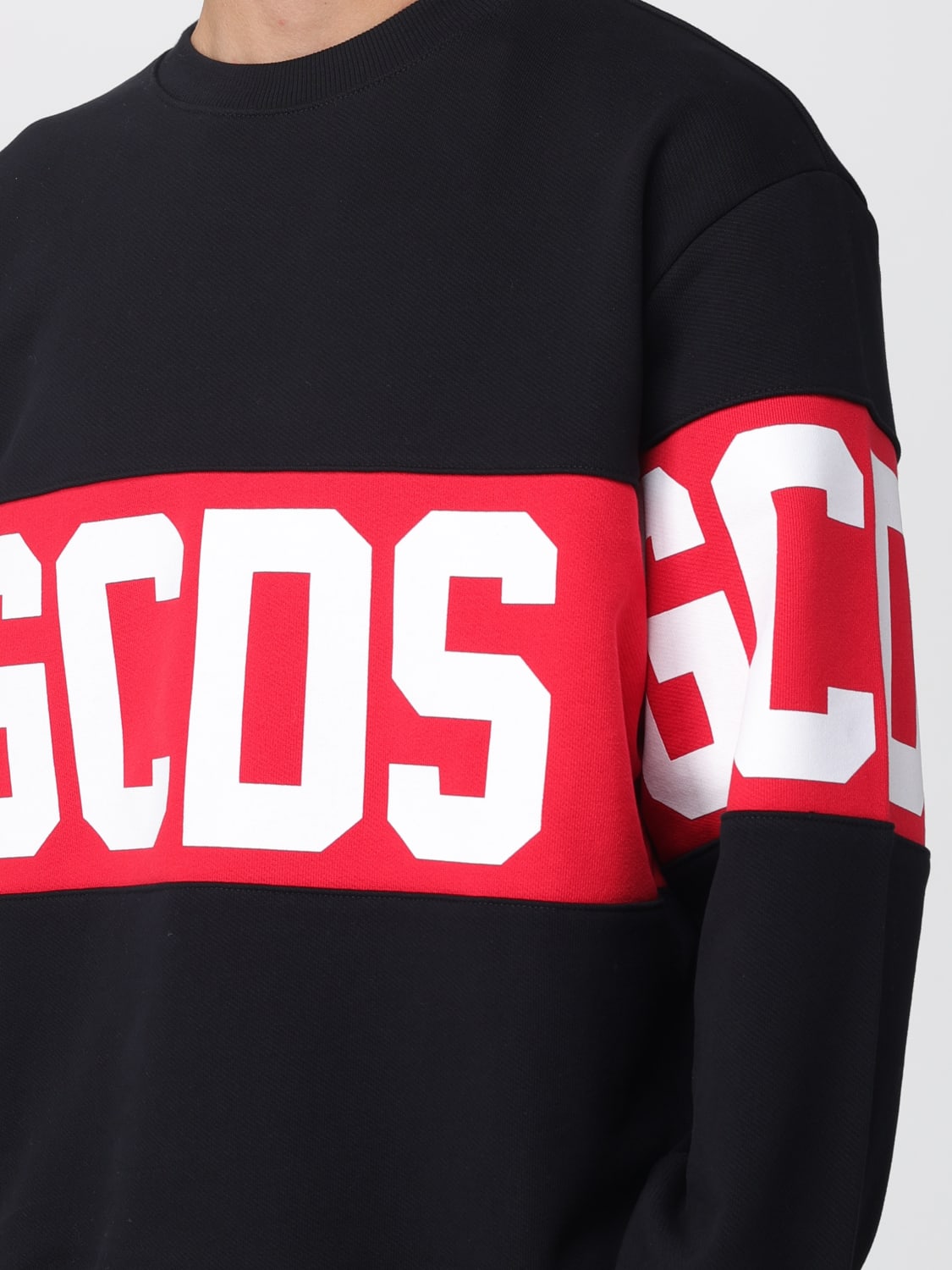 GCDS SWEATSHIRT: Pullover herren GCDS, Schwarz - Img 3