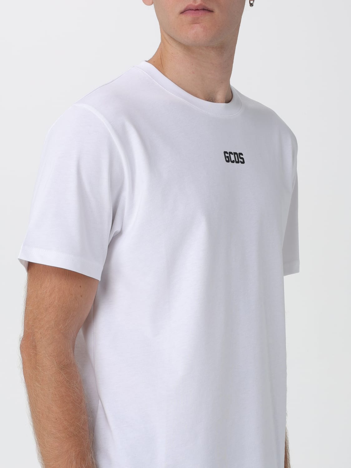 GCDS T-SHIRT: T-shirt men GCDS, White - Img 3