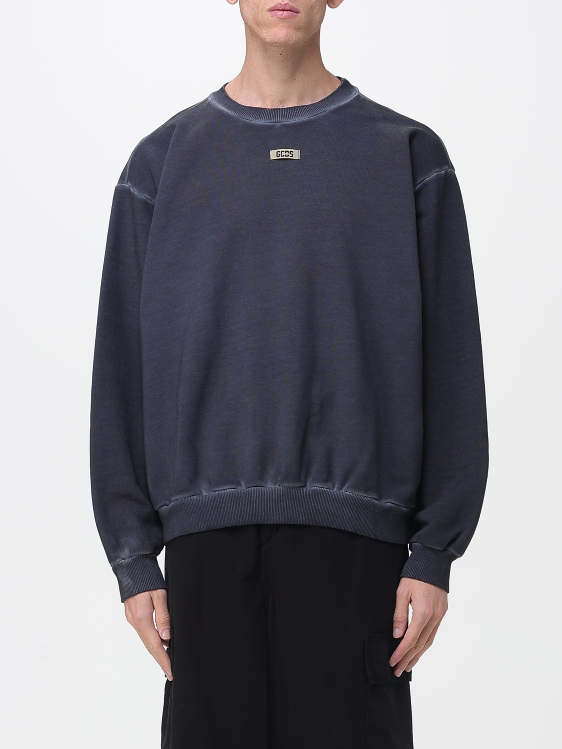 GCDS SWEATSHIRT: Sweater men GCDS, Black - Img 1