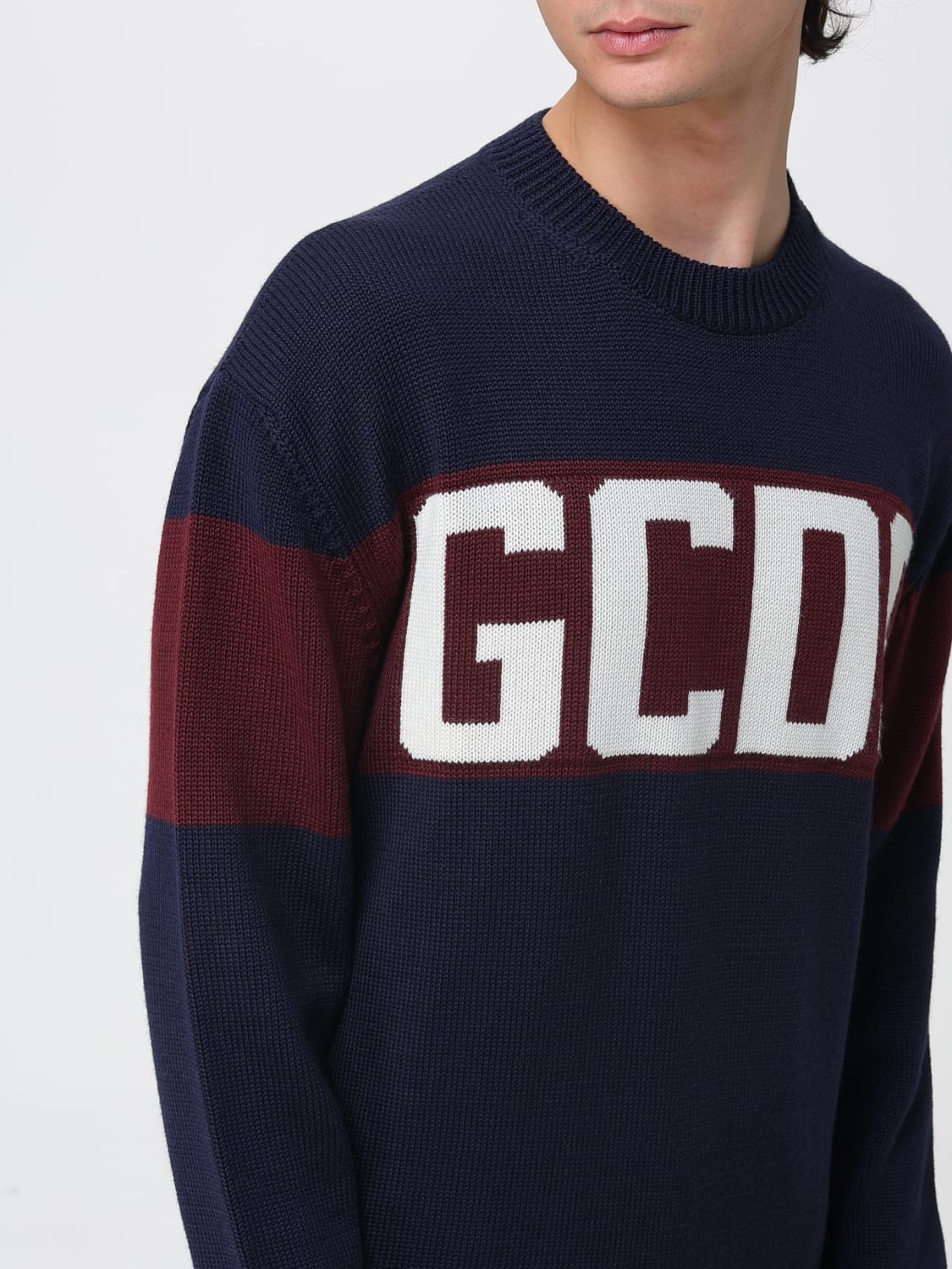 GCDS PULLOVER: Pullover herren GCDS, Blau - Img 4
