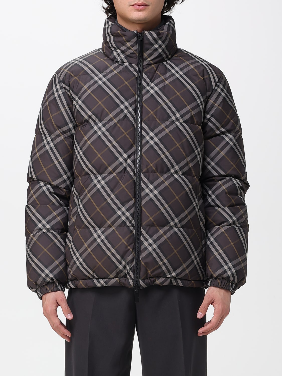 BURBERRY JACKET: Coat men Burberry, Brown - Img 1
