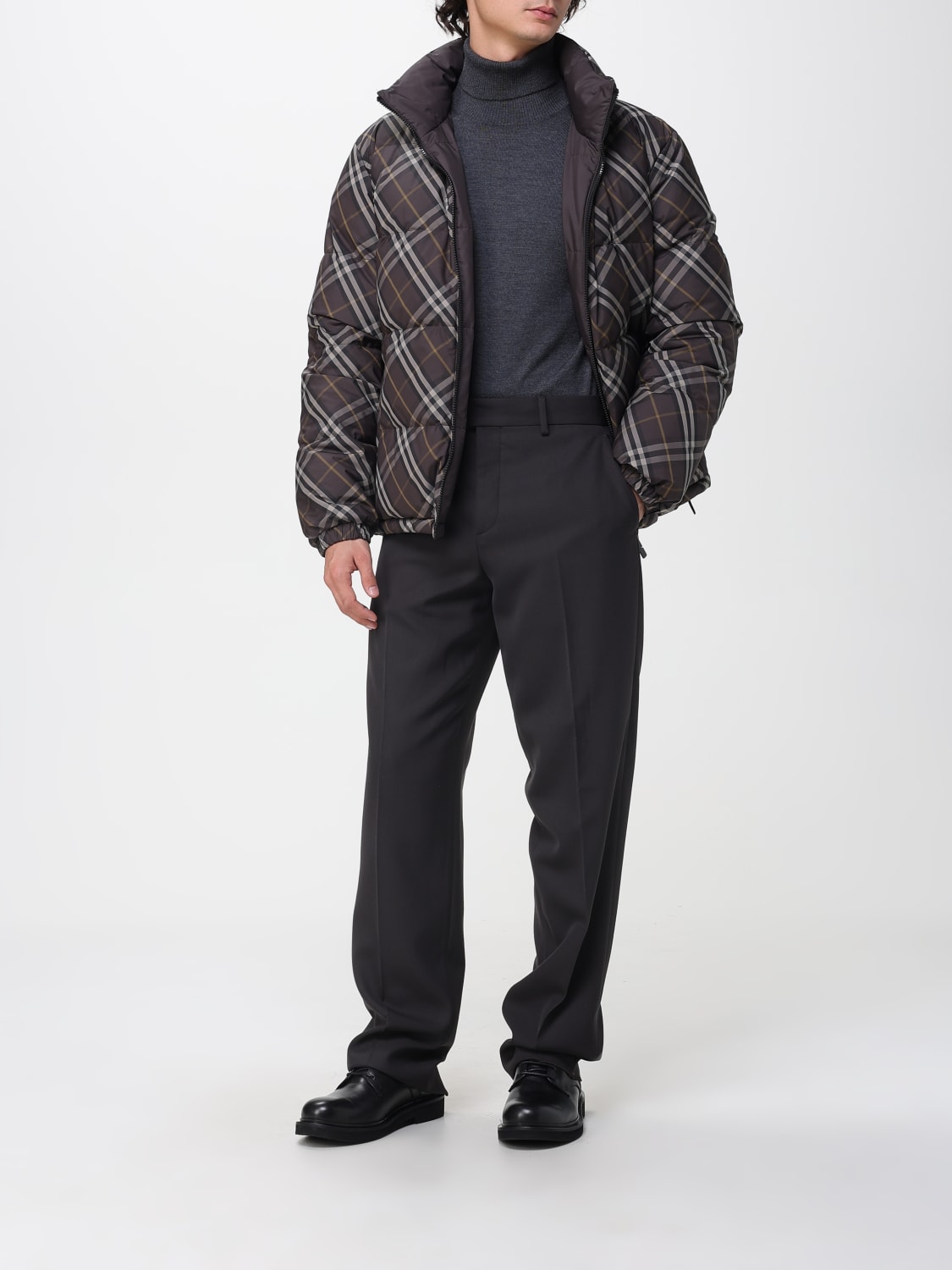 BURBERRY JACKET: Coat men Burberry, Brown - Img 2