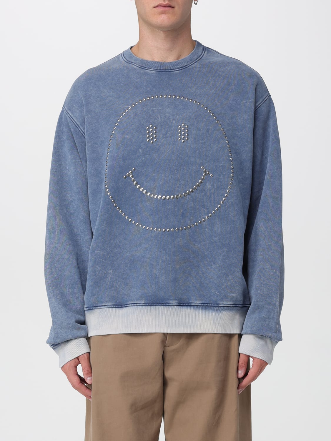 MOSCHINO COUTURE SWEATSHIRT: Sweater men Moschino Couture, Blue - Img 1