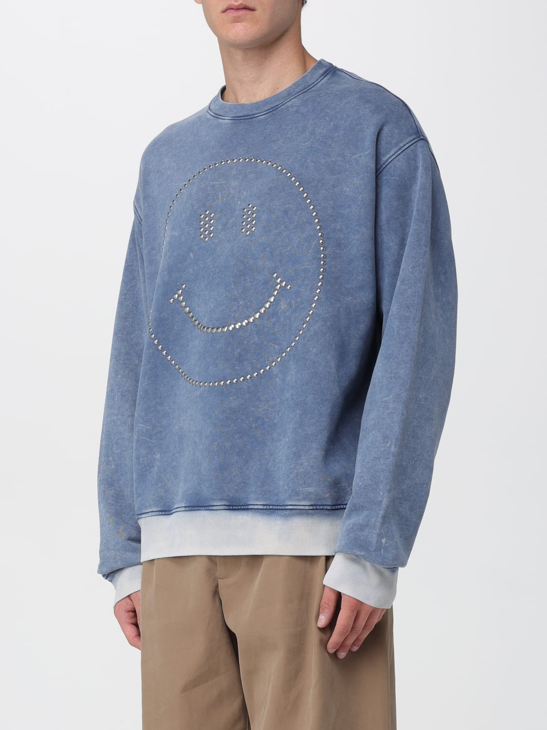 MOSCHINO COUTURE SWEATSHIRT: Sweater men Moschino Couture, Blue - Img 4