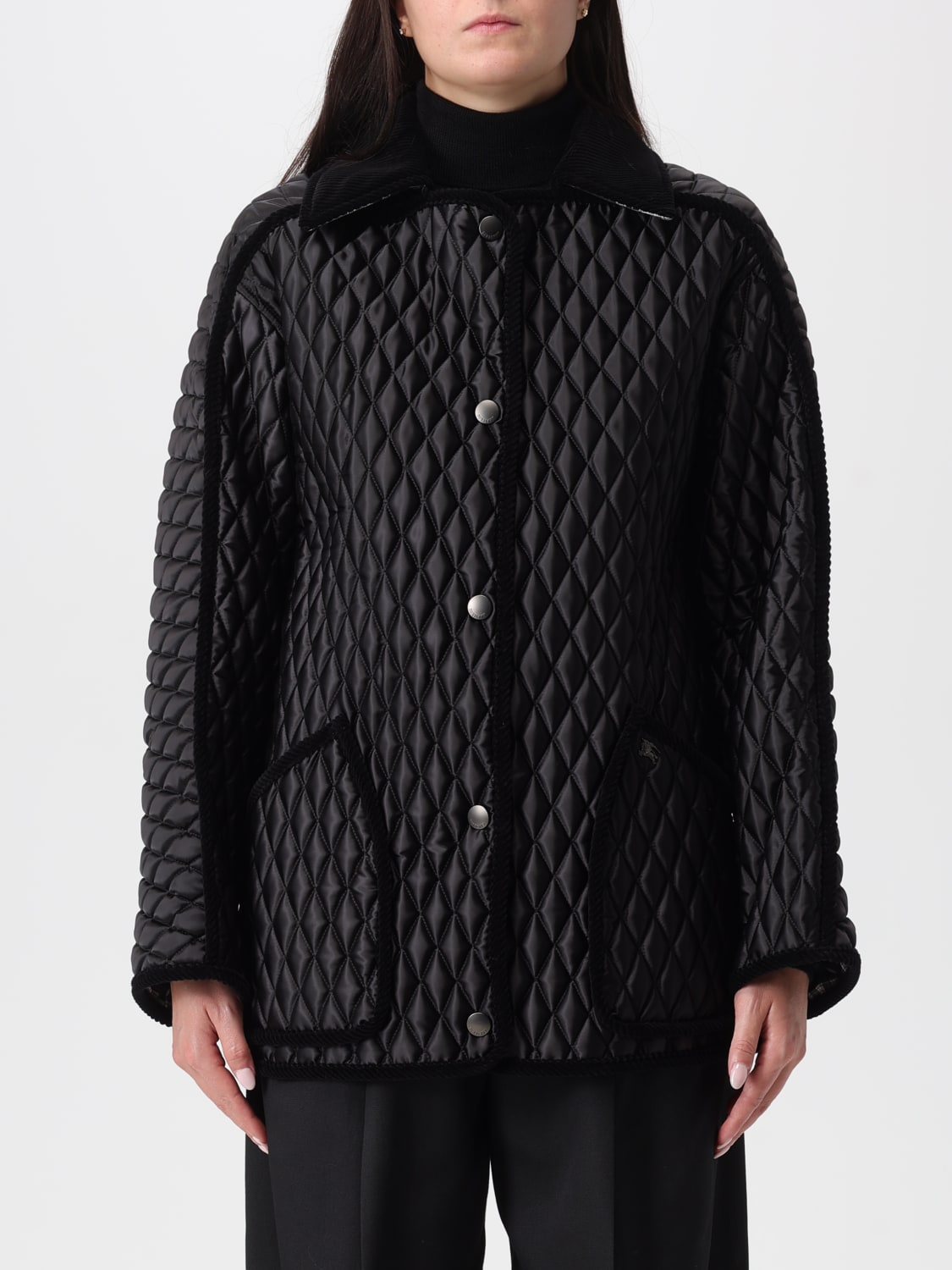 BURBERRY JACKET: Jacket woman Burberry, Black - Img 1