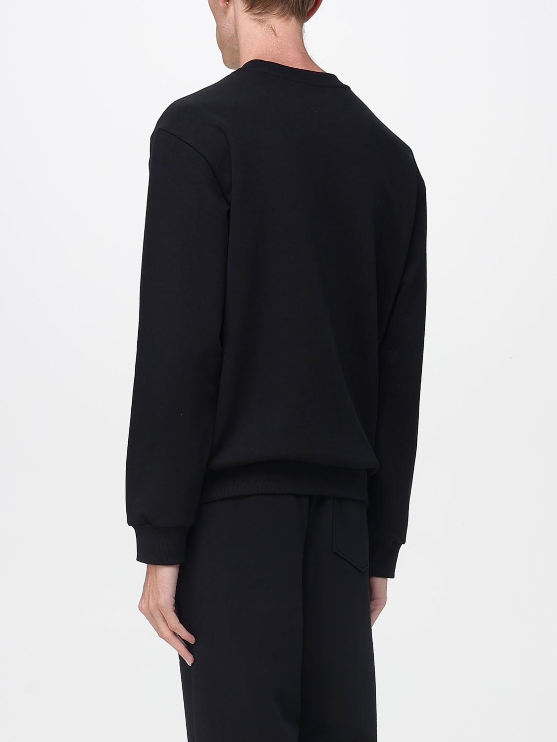 MOSCHINO COUTURE SWEATSHIRT: Sweater men Moschino Couture, Black - Img 2