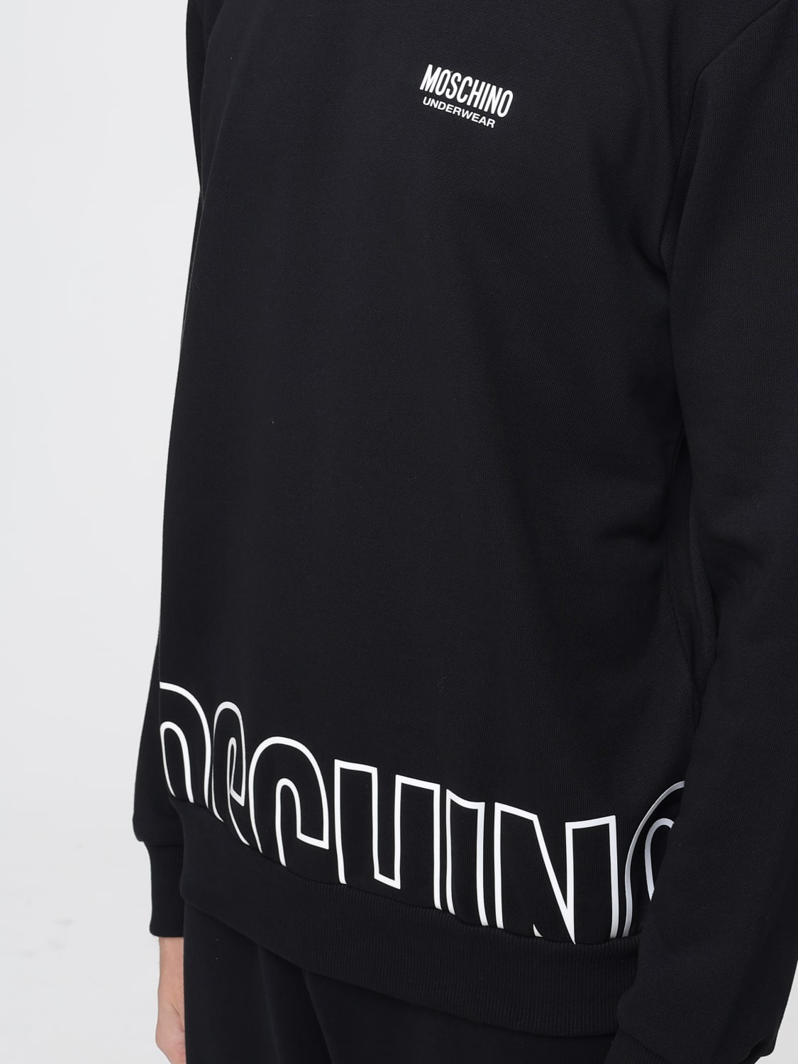 MOSCHINO COUTURE SWEATSHIRT: Sweater men Moschino Couture, Black - Img 3