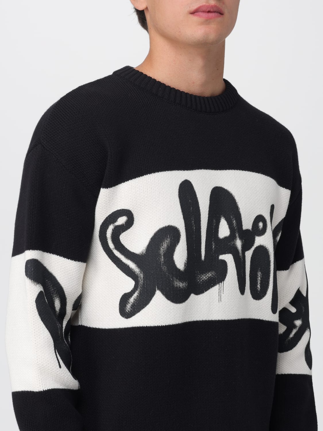 DISCLAIMER PULLOVER: Pullover herren Disclaimer, Schwarz - Img 3