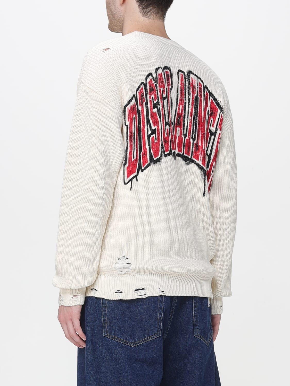 DISCLAIMER PULLOVER: Pullover herren Disclaimer, Weiß - Img 2