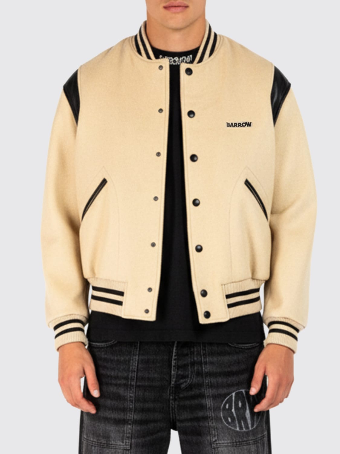 BARROW JACKET: Sweatshirt men Barrow, Beige - Img 1