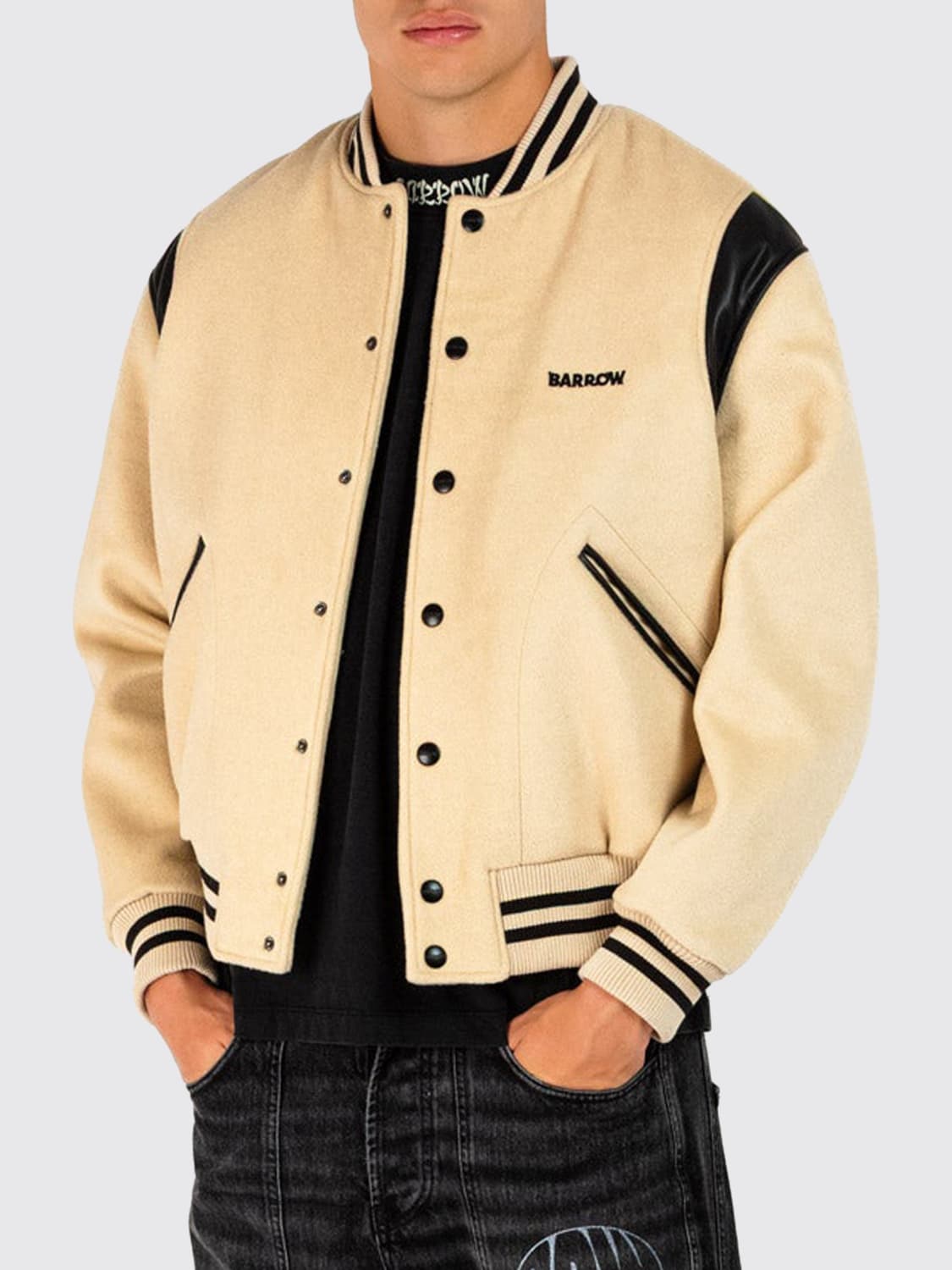 BARROW JACKET: Sweatshirt men Barrow, Beige - Img 3