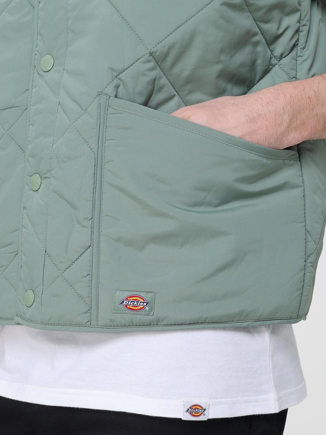 DICKIES SUIT VEST: Jacket men Dickies, Green - Img 4