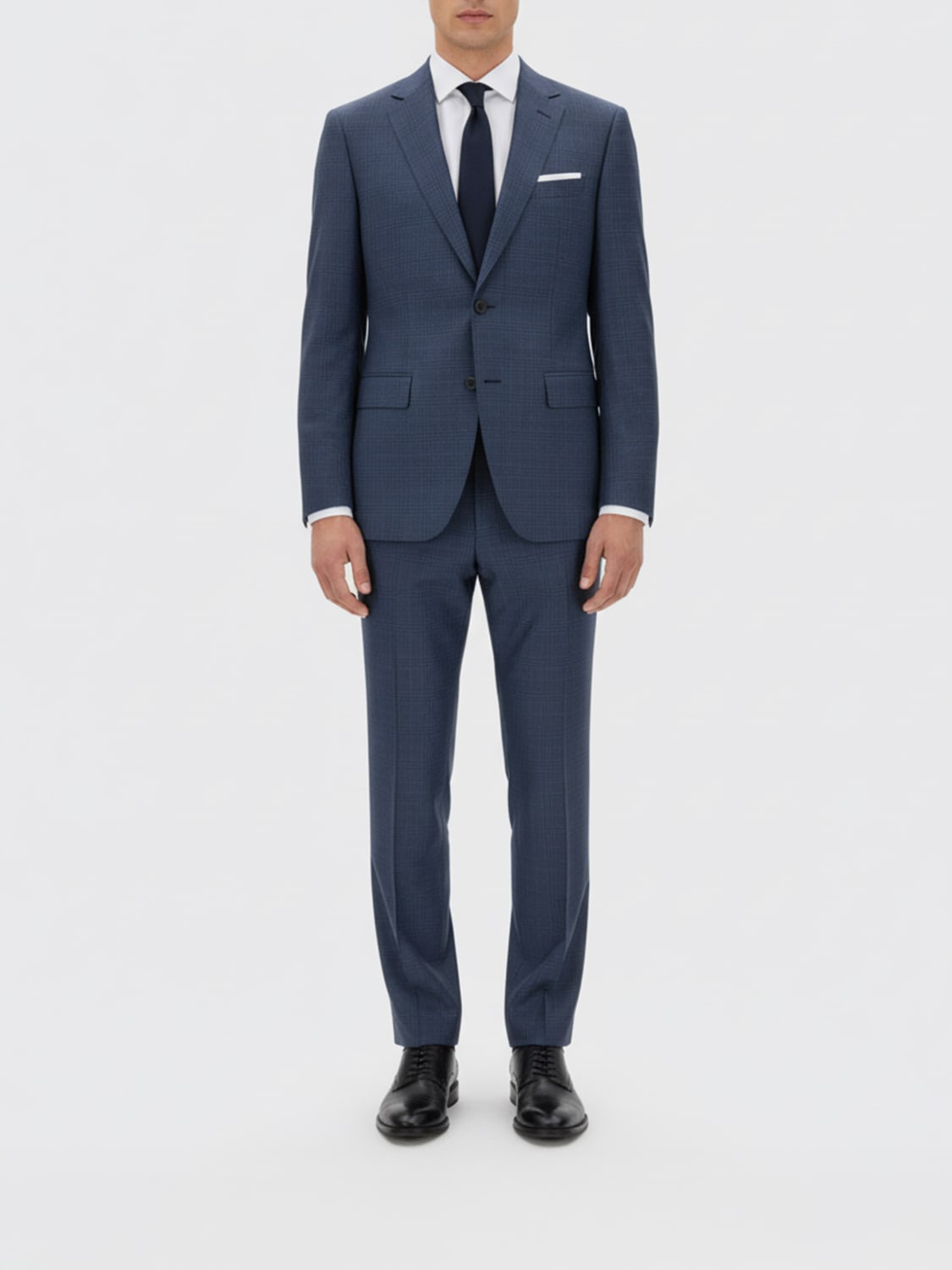 BOSS 西服套装: 西服套装 男士 Boss, 蓝色 - Img 1