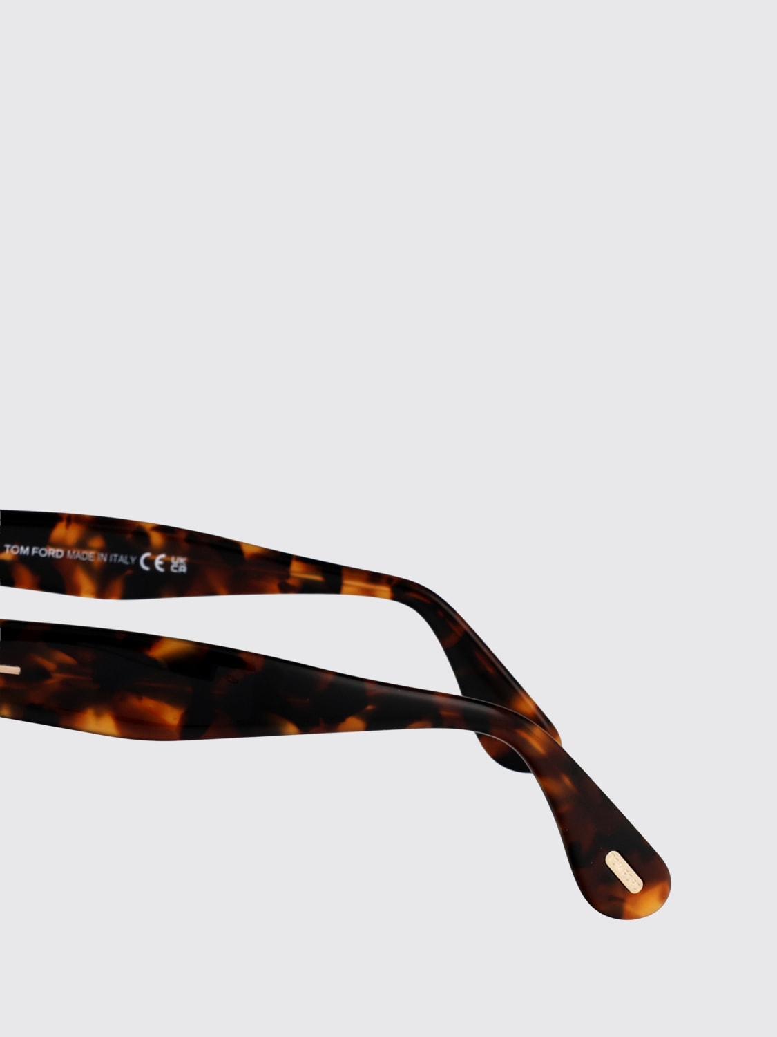 TOM FORD OCCHIALI DA SOLE: Occhiali da sole FT1217 Elvira Tom Ford in acetato , Marrone - Img 3