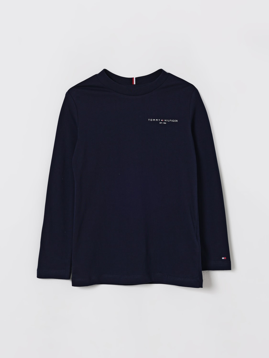 TOMMY HILFIGER T-SHIRT: Sweater kids Tommy Hilfiger, Blue - Img 1