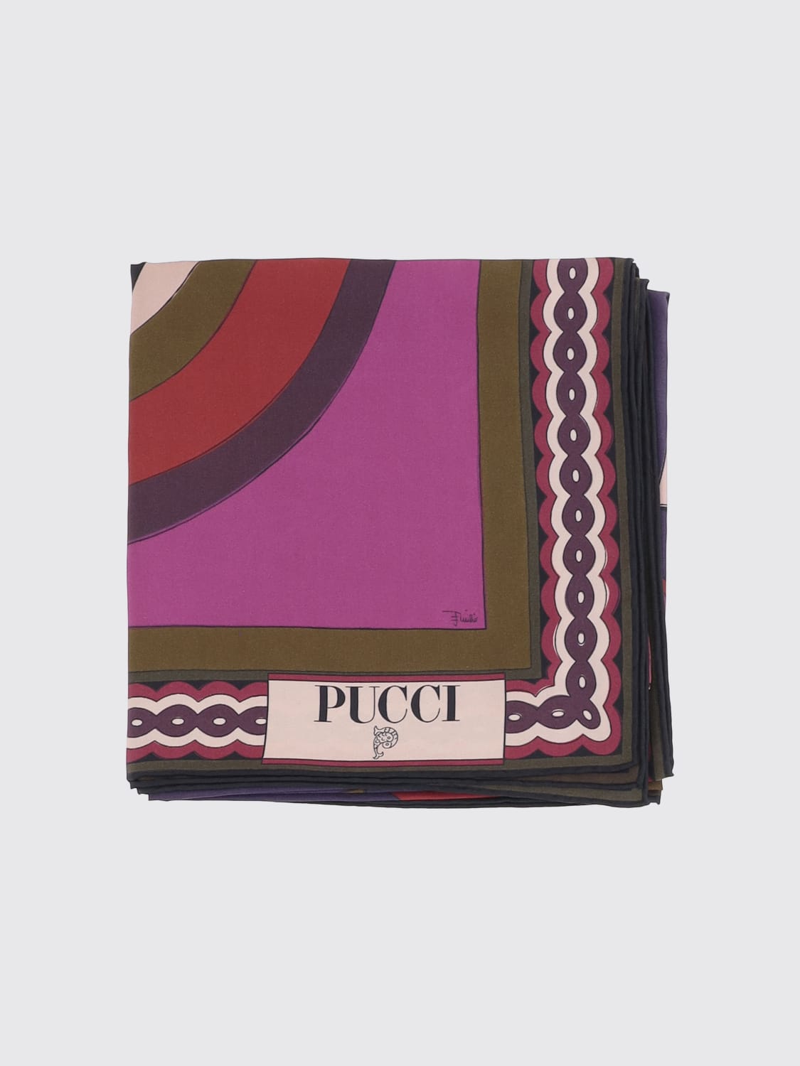PUCCI NECK SCARF: Scarf woman Pucci, Multicolor - Img 1