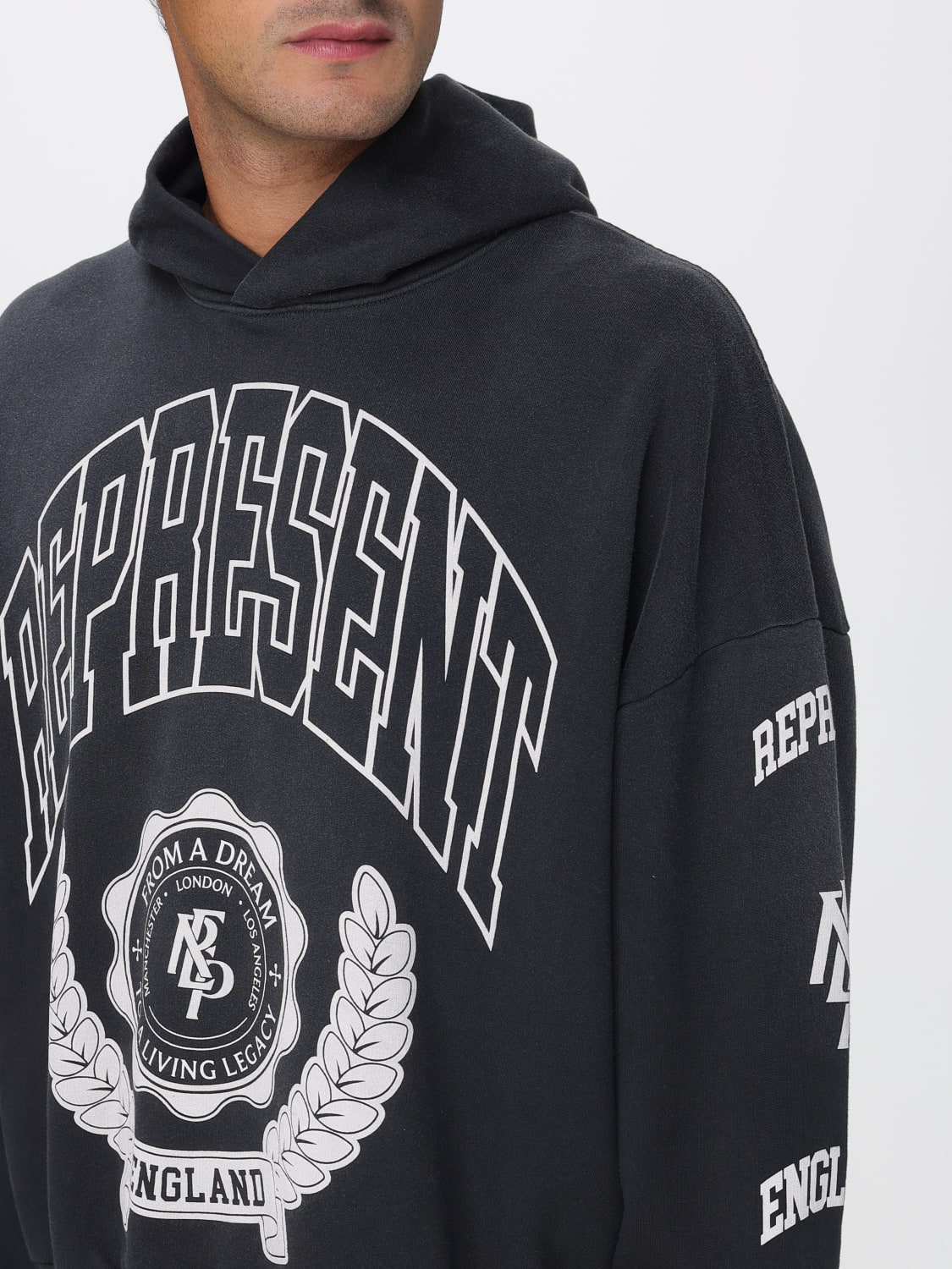 REPRESENT SWEATSHIRT: Sweatshirt men Represent, Black 1 - Img 3