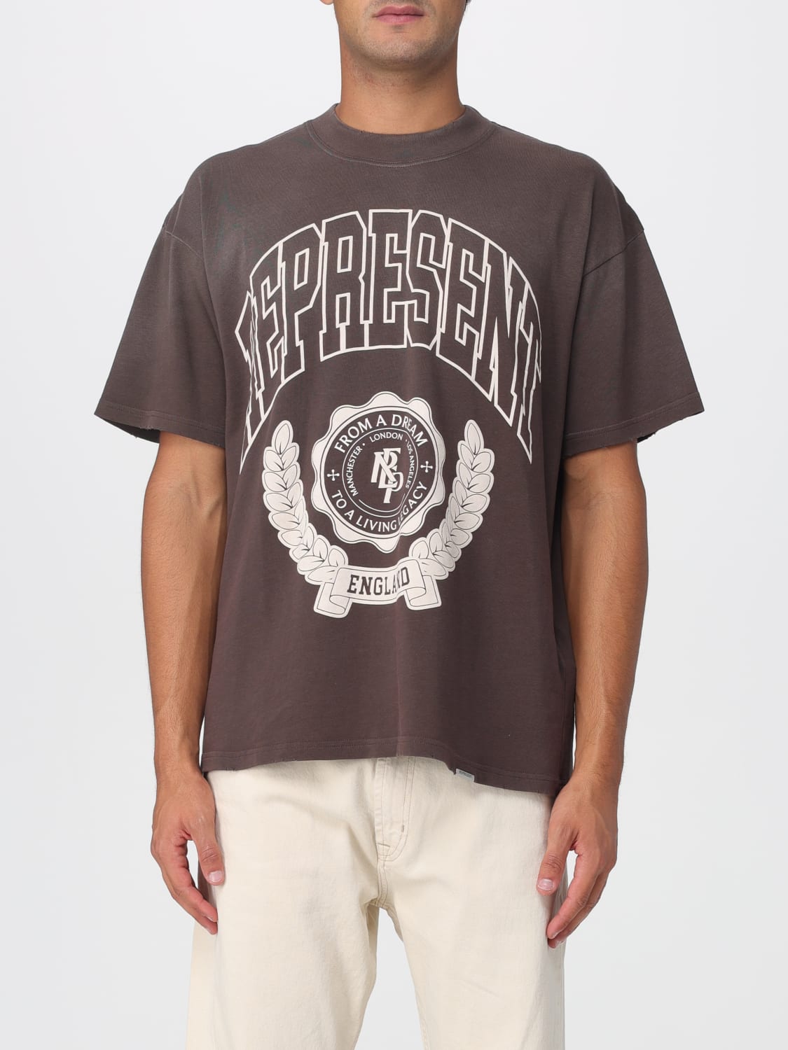 REPRESENT T-SHIRT: T-shirt men Represent, Black - Img 1