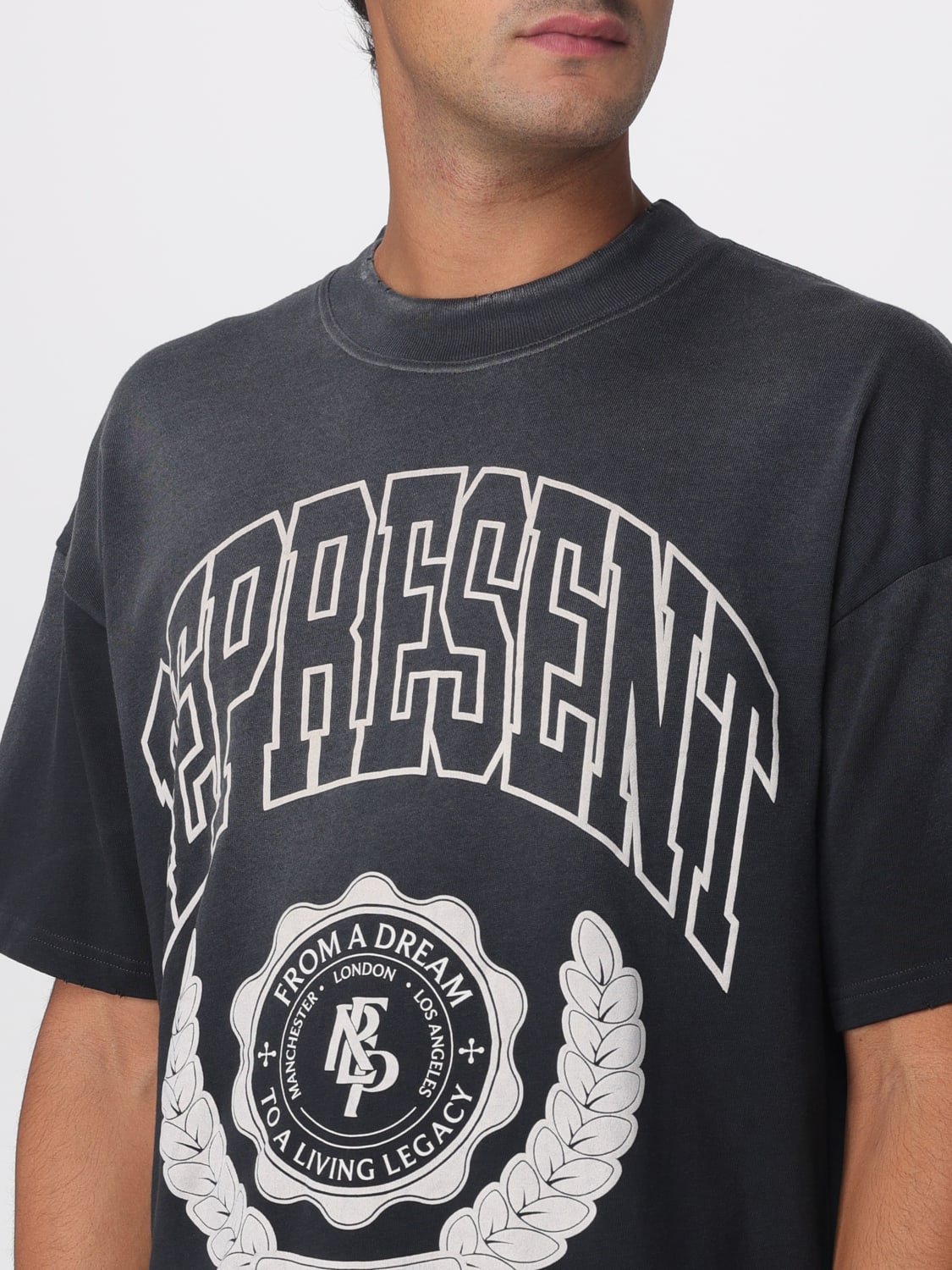 REPRESENT 티셔츠: 티셔츠 남성 Represent, 블랙 1 - Img 3
