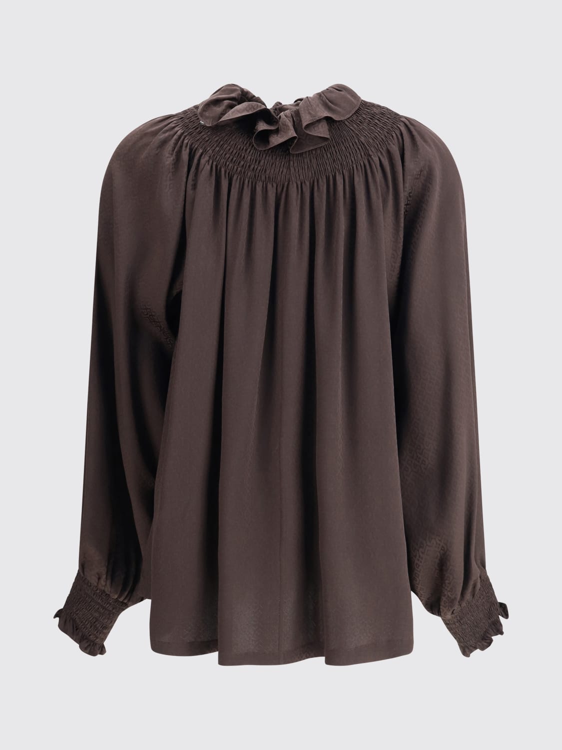 BURBERRY TOP: Shirt woman Burberry, Brown - Img 2