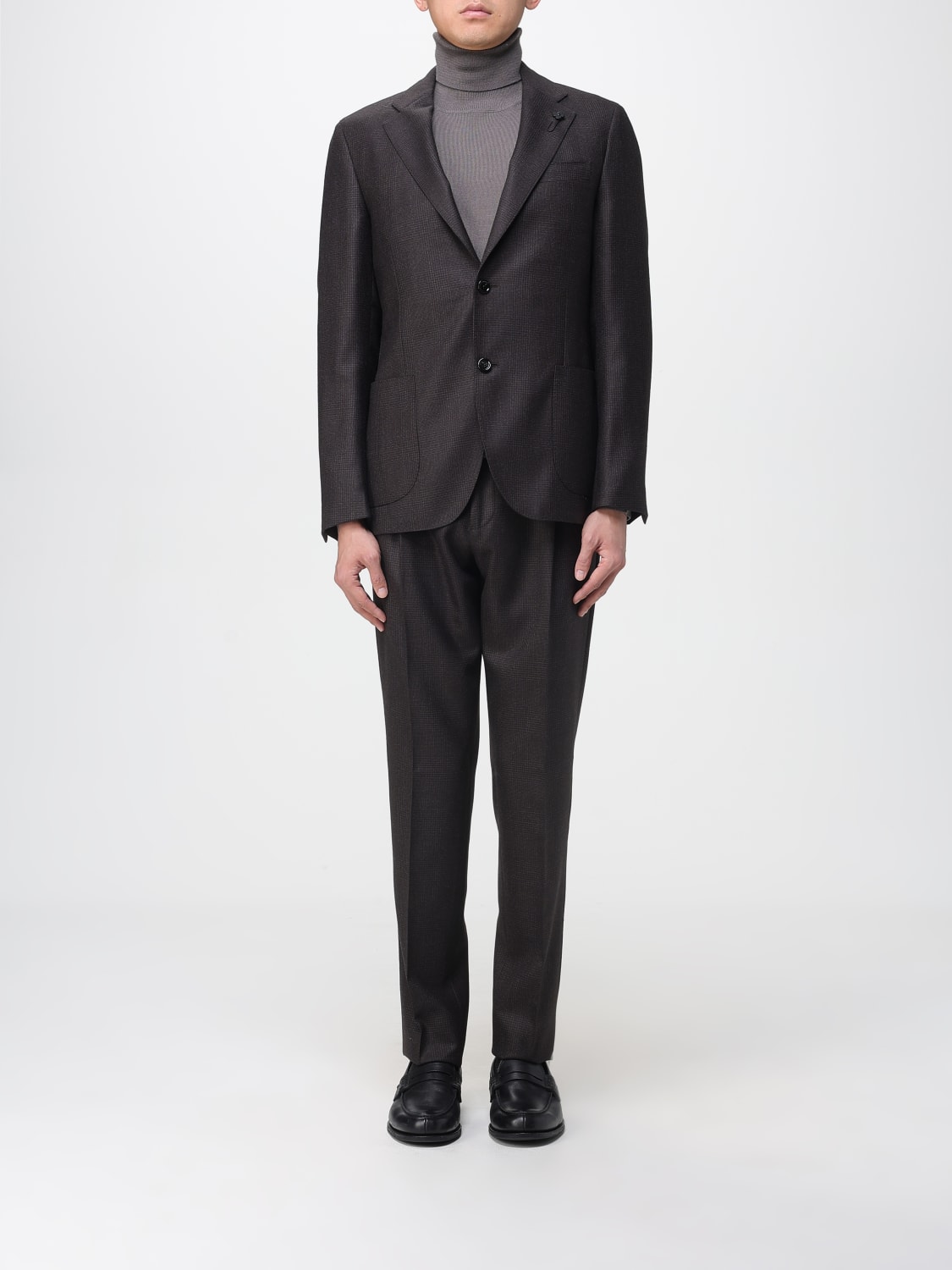 LARDINI SUIT: Suit men Lardini, Brown - Img 1