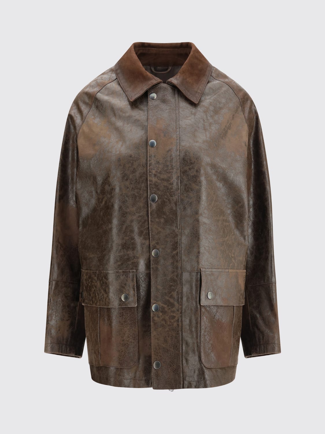 VALSTAR GIACCA: Giacca di pelle Valstar, Marrone - Img 1