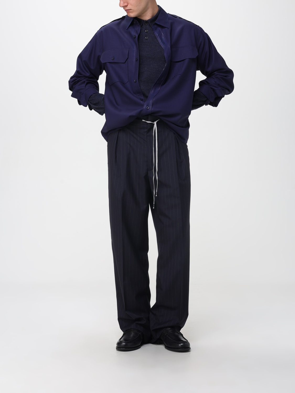 MAISON MARGIELA PANTS: Pants men Maison Margiela, Blue - Img 2