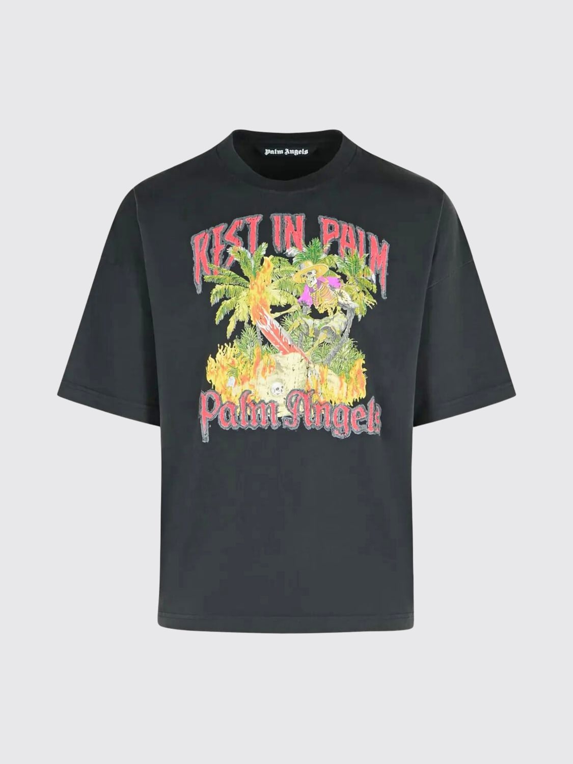 PALM ANGELS T-SHIRT: T-shirt men Palm Angels, Black - Img 1