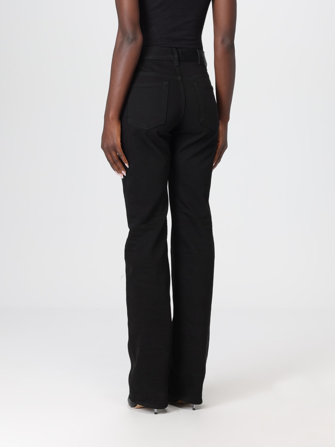 SAINT LAURENT VAQUEROS: Vaqueros mujer Saint Laurent, Café - Img 3