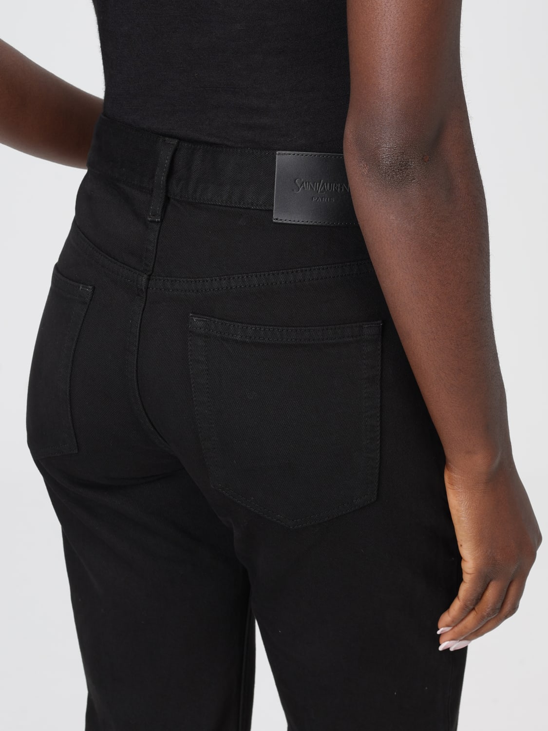 SAINT LAURENT VAQUEROS: Vaqueros mujer Saint Laurent, Café - Img 5