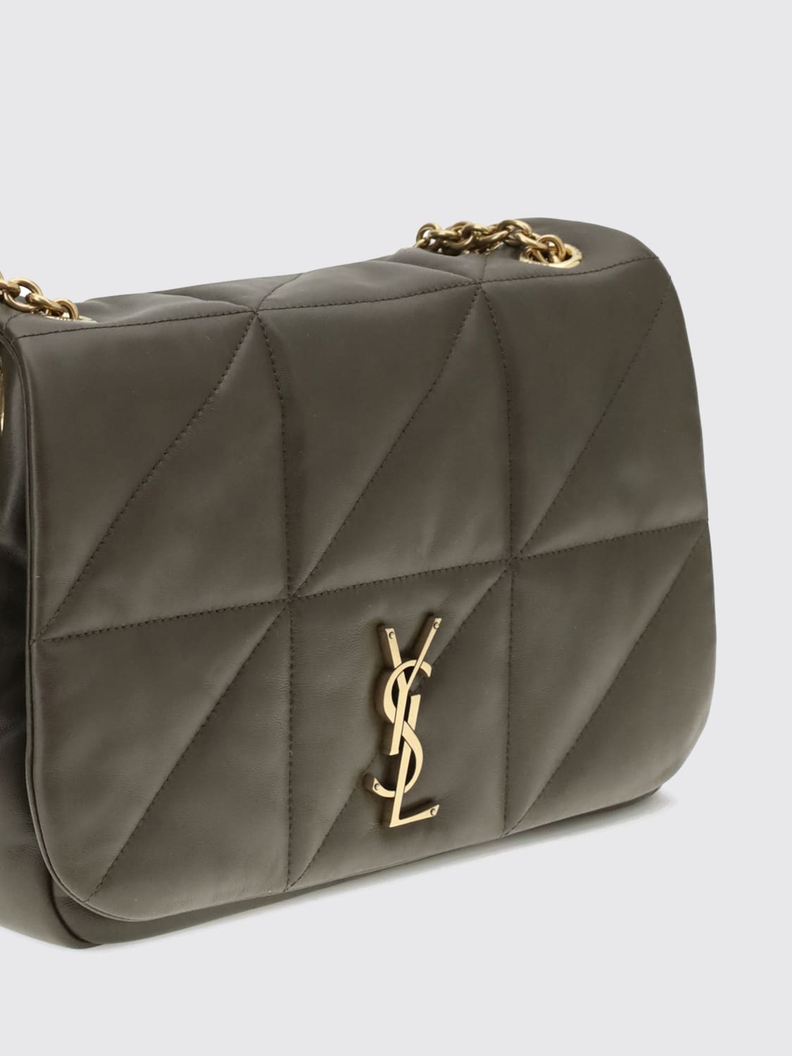 SAINT LAURENT SAC PORTÉ ÉPAULE: Sac porté épaule femme Saint Laurent, Vert - Img 3