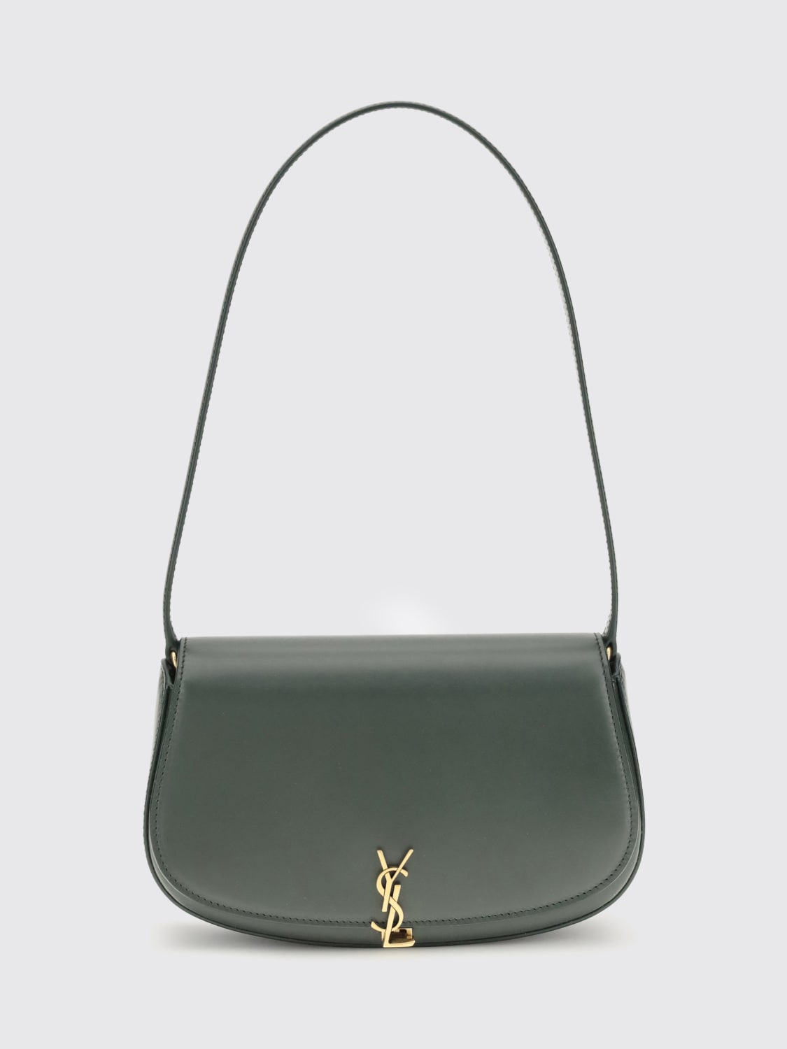 SAINT LAURENT MINI BAG: Shoulder bag woman Saint Laurent, Bottle Green - Img 1