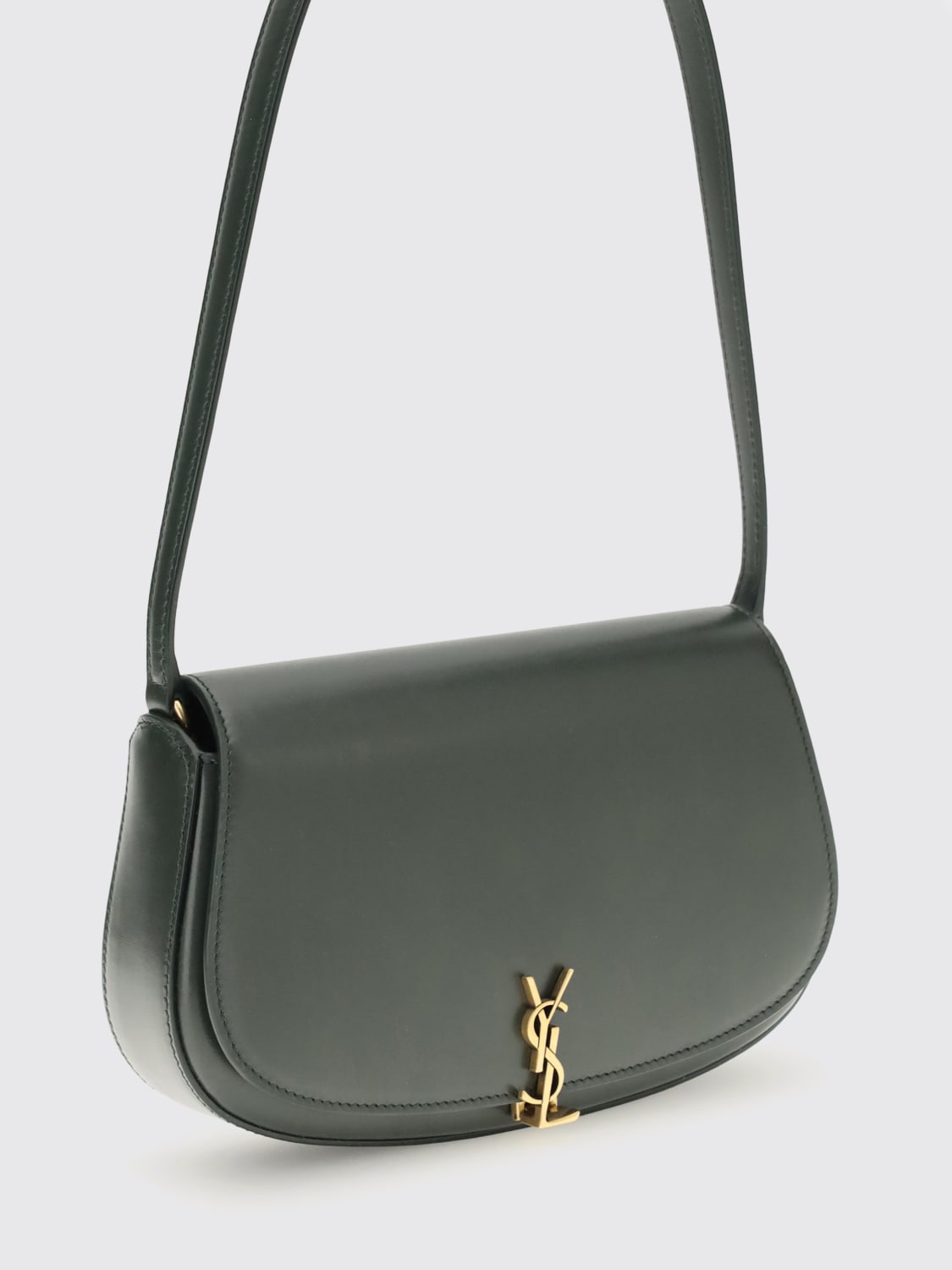 SAINT LAURENT MINI BAG: Shoulder bag woman Saint Laurent, Bottle Green - Img 3