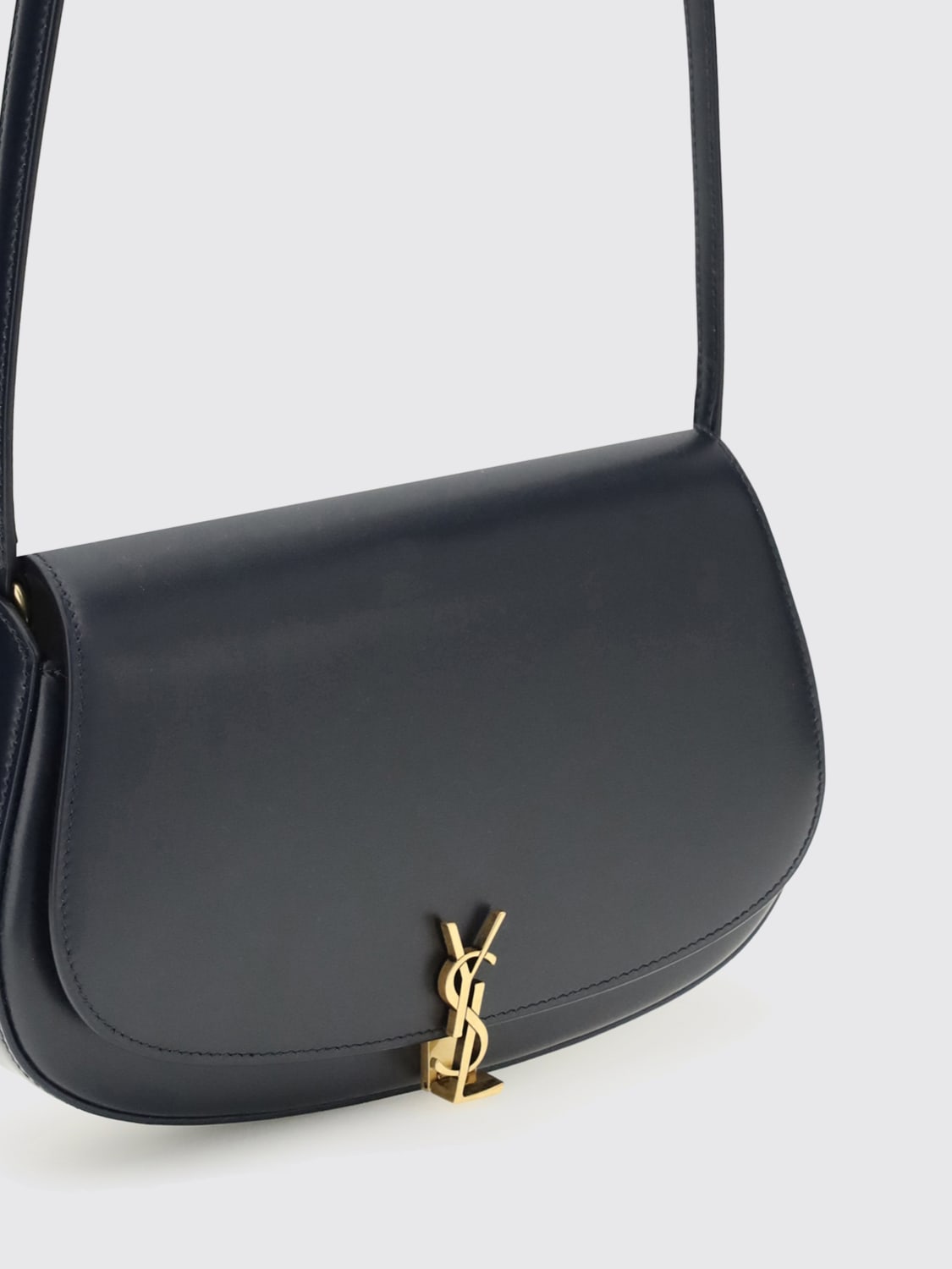 SAINT LAURENT MINI SAC: Sac porté épaule femme Saint Laurent, Ciel - Img 3
