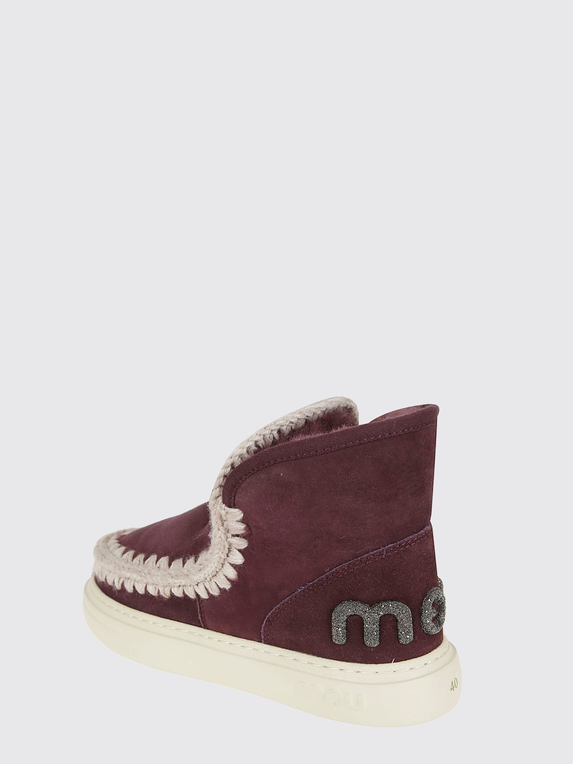 MOU BOTAS: Zapatos mujer Mou, Vino - Img 3