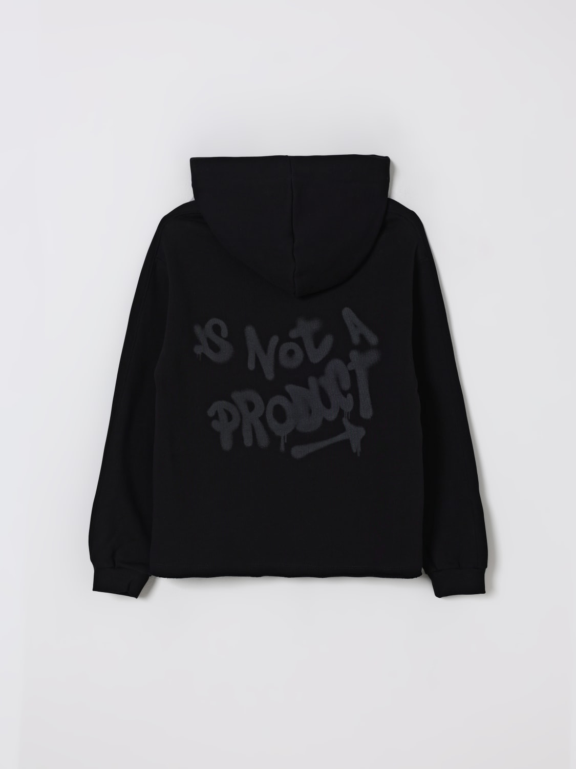 DISCLAIMER PULLOVER: Pullover kinder Disclaimer, Schwarz - Img 2