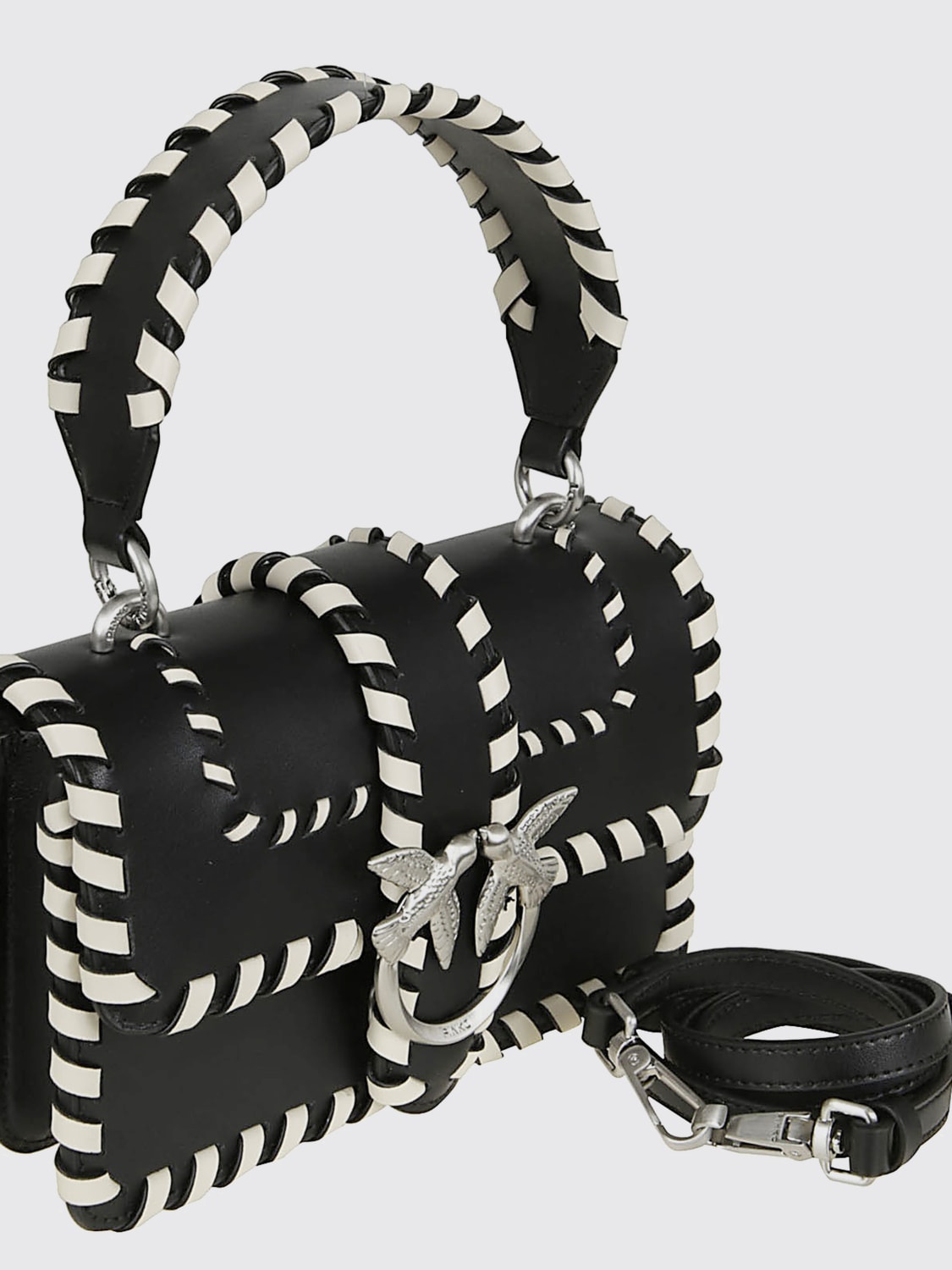 PINKO HANDBAG: Shoulder bag woman Pinko, Black - Img 3
