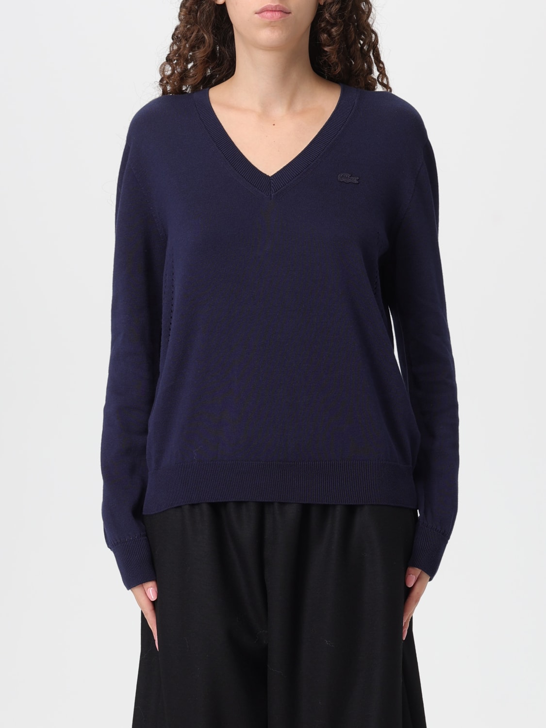 LACOSTE PULL: Pull femme Lacoste, Bleu - Img 1