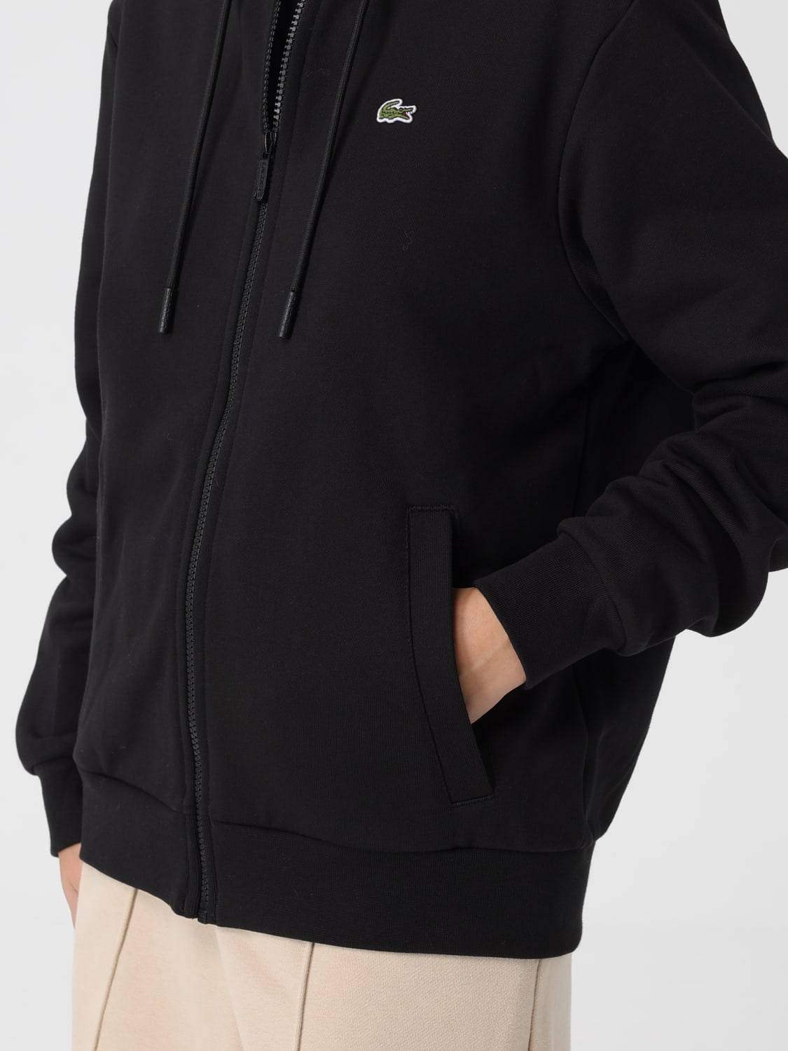 LACOSTE SWEATSHIRT: Sweater woman Lacoste, Black - Img 4