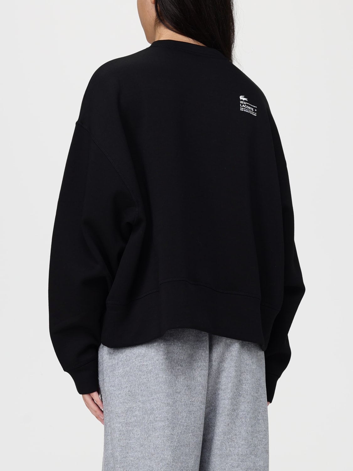 LACOSTE SWEATSHIRT: Jumper woman Lacoste, Black - Img 2