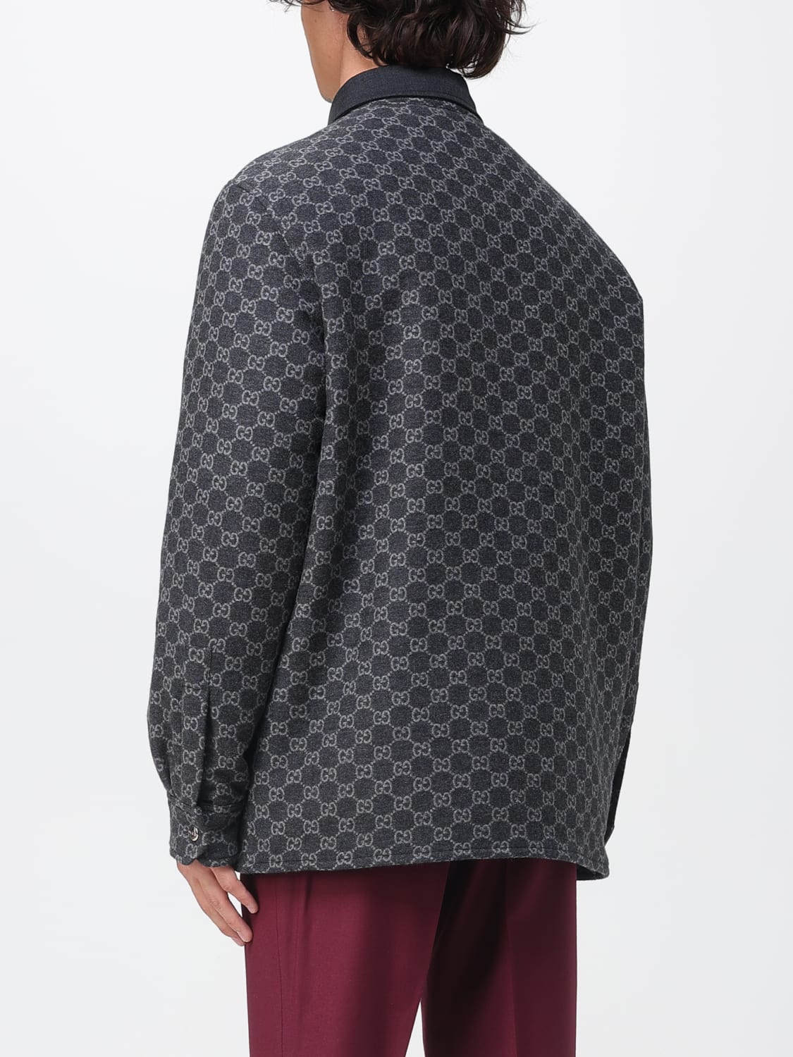 GUCCI JACKET: Jacket men Gucci, Grey - Img 3